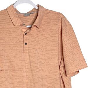Ping Sensor Cool Apricot Stripe Polo Short Sleeve